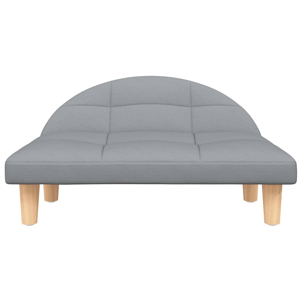 Cama para cães 70x52x30 cm tecido cinzento-acastanhado