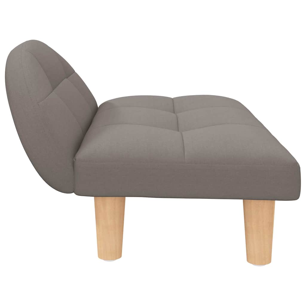 Cama para cães 70x52x30 cm tecido cinzento-acastanhado