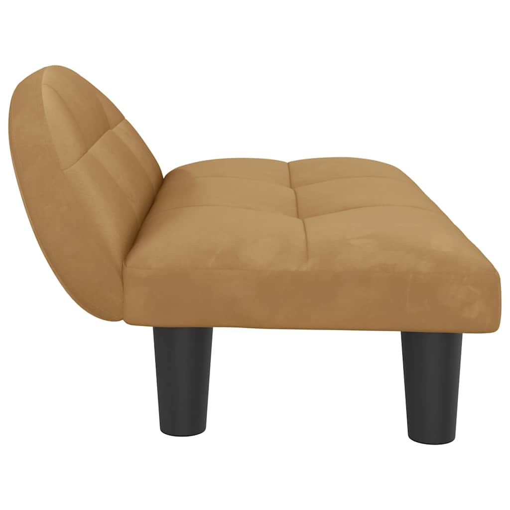 Cama para cães 70x52x30 cm veludo azul