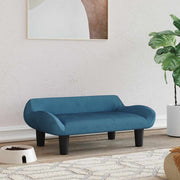 Cama para cães 70x40x24 cm veludo cinzento-escuro