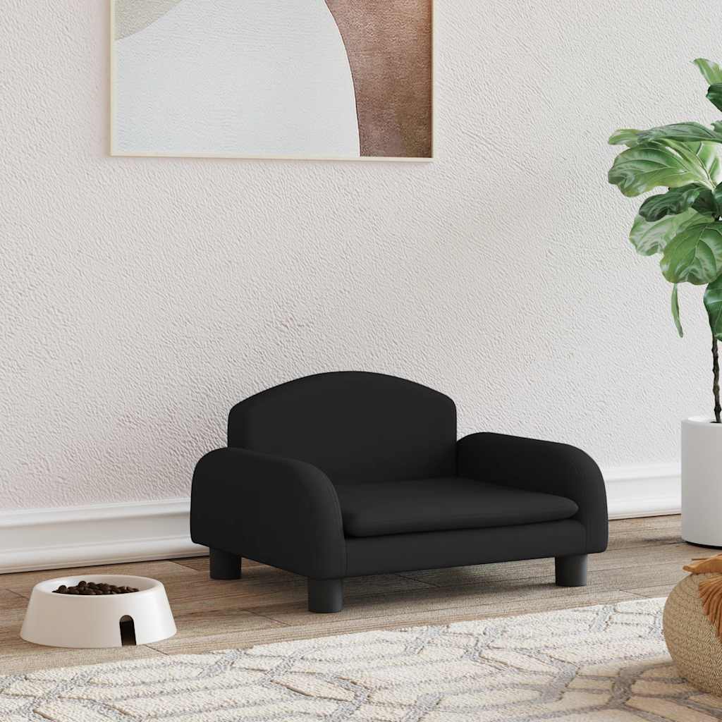 Cama para cães 50x40x30 cm tecido cinzento-acastanhado