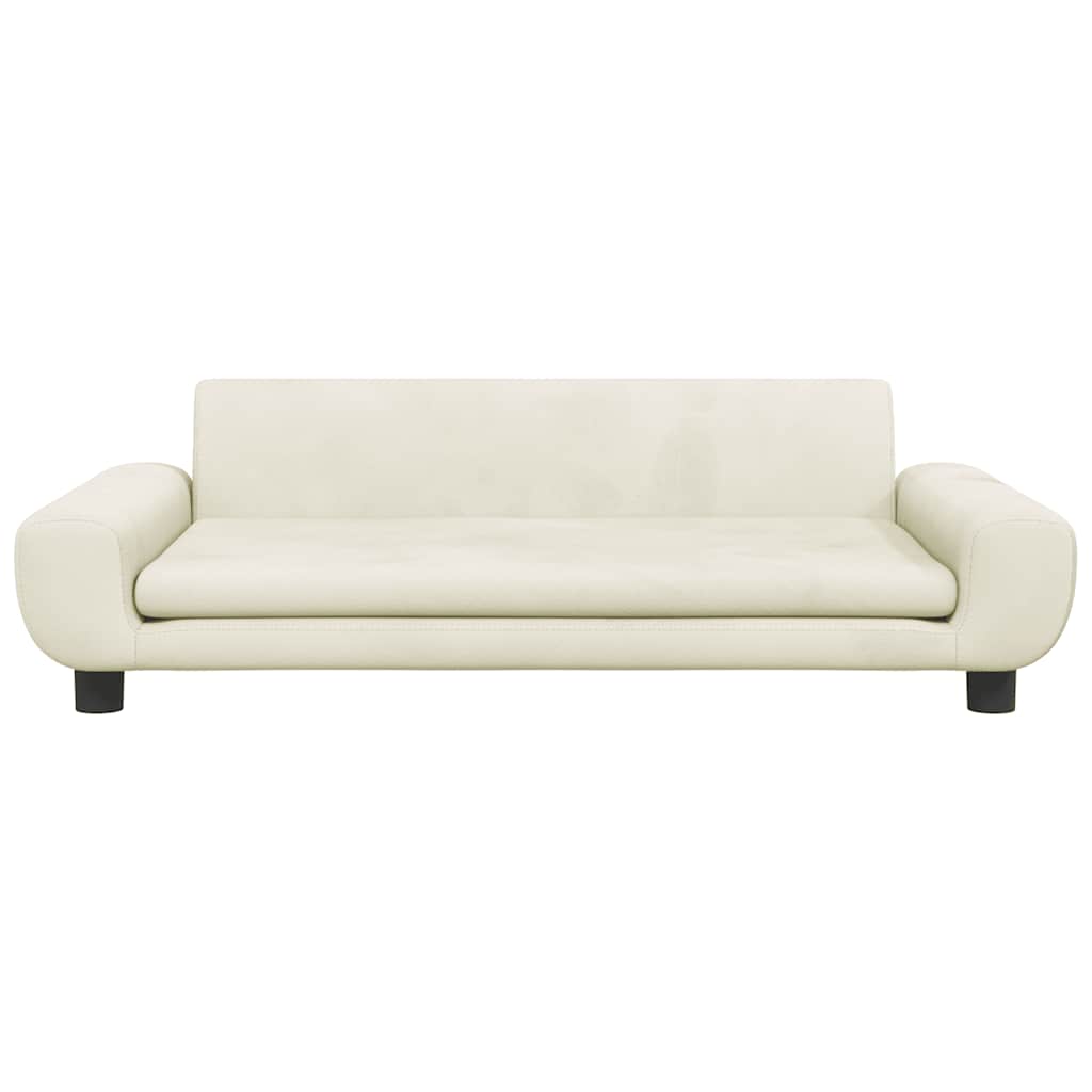 Cama para cães 100x50x21 cm veludo azul