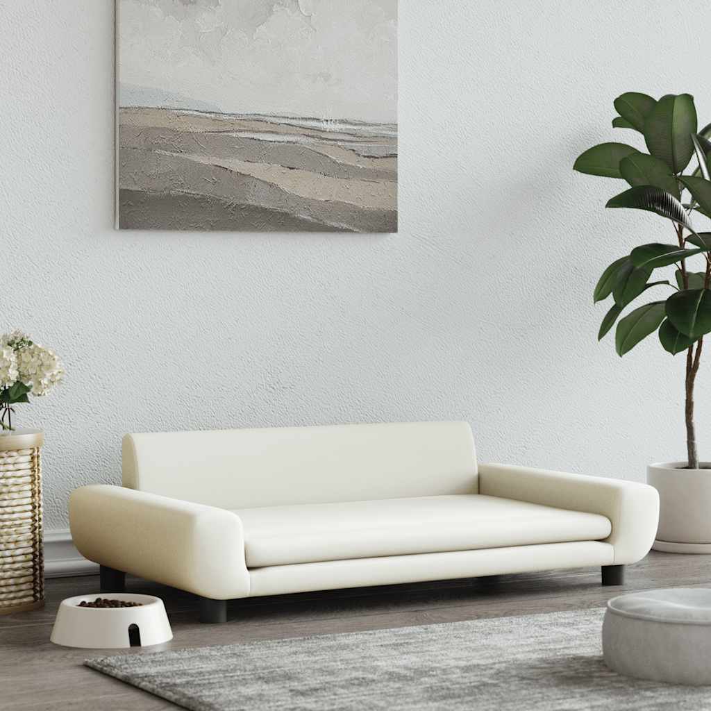 Cama para cães 100x50x21 cm veludo azul