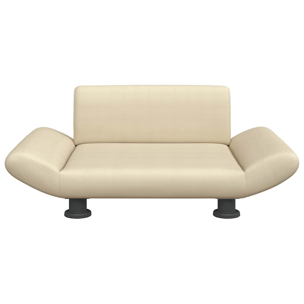 Cama para cães 70x45x28 cm tecido cinzento-acastanhado