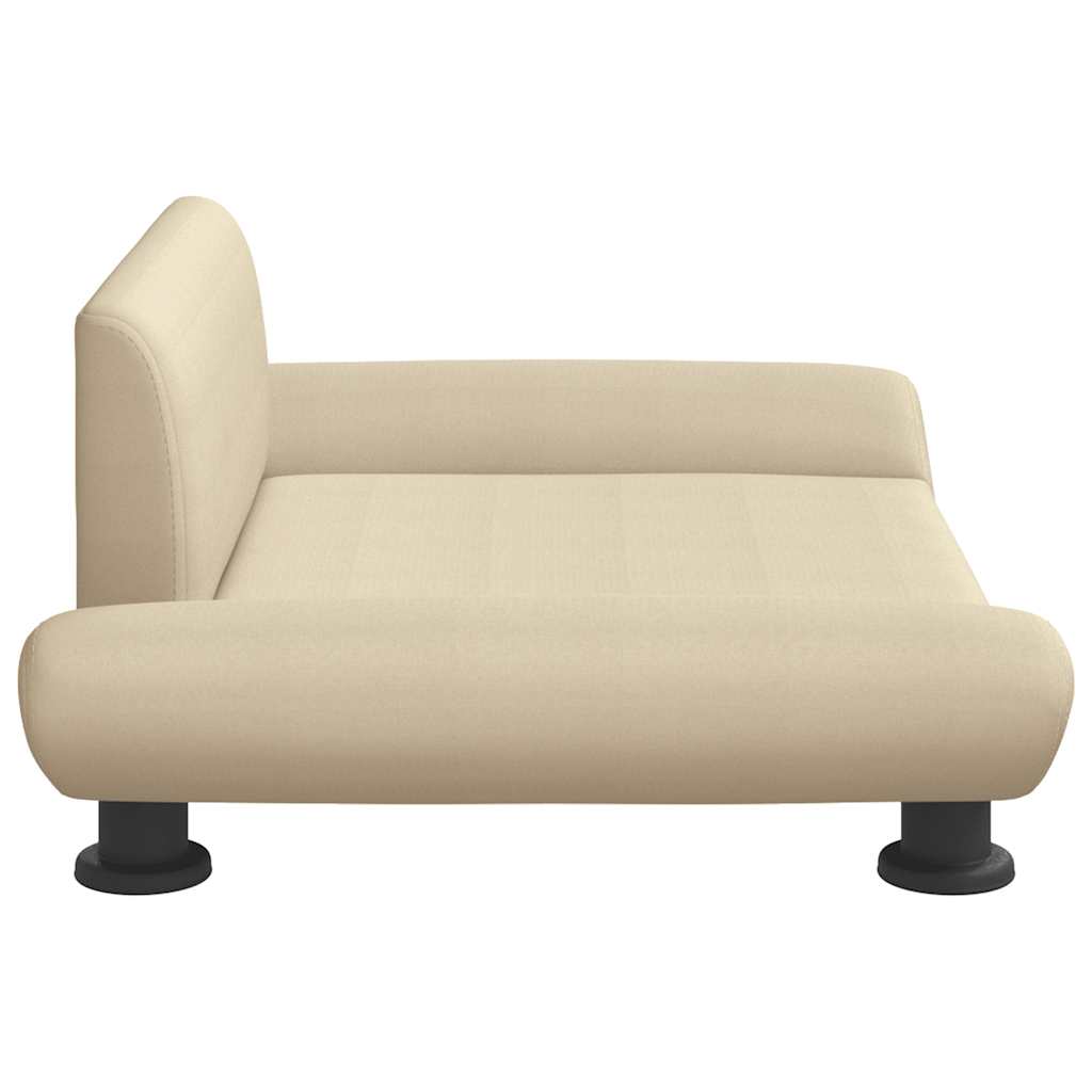 Cama para cães 70x45x28 cm tecido cinzento-acastanhado