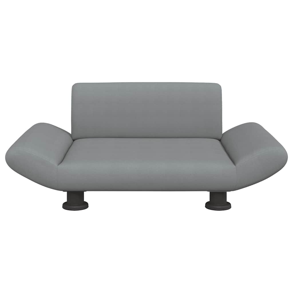 Cama para cães 70x45x28 cm tecido cinzento-acastanhado