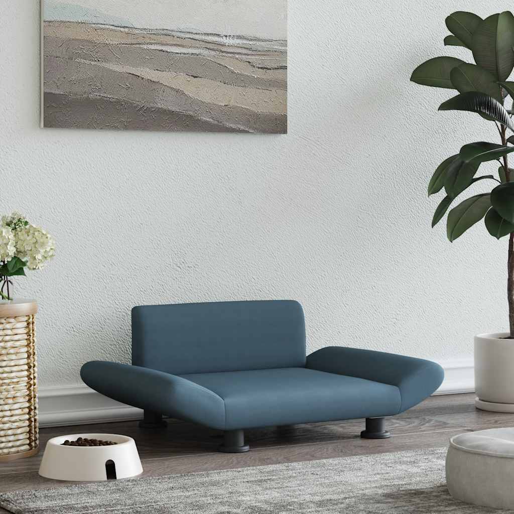 Cama para cães 70x45x28 cm tecido cinzento-acastanhado