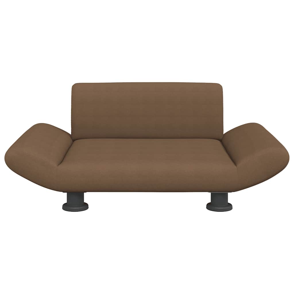 Cama para cães 70x45x28 cm tecido cinzento-acastanhado