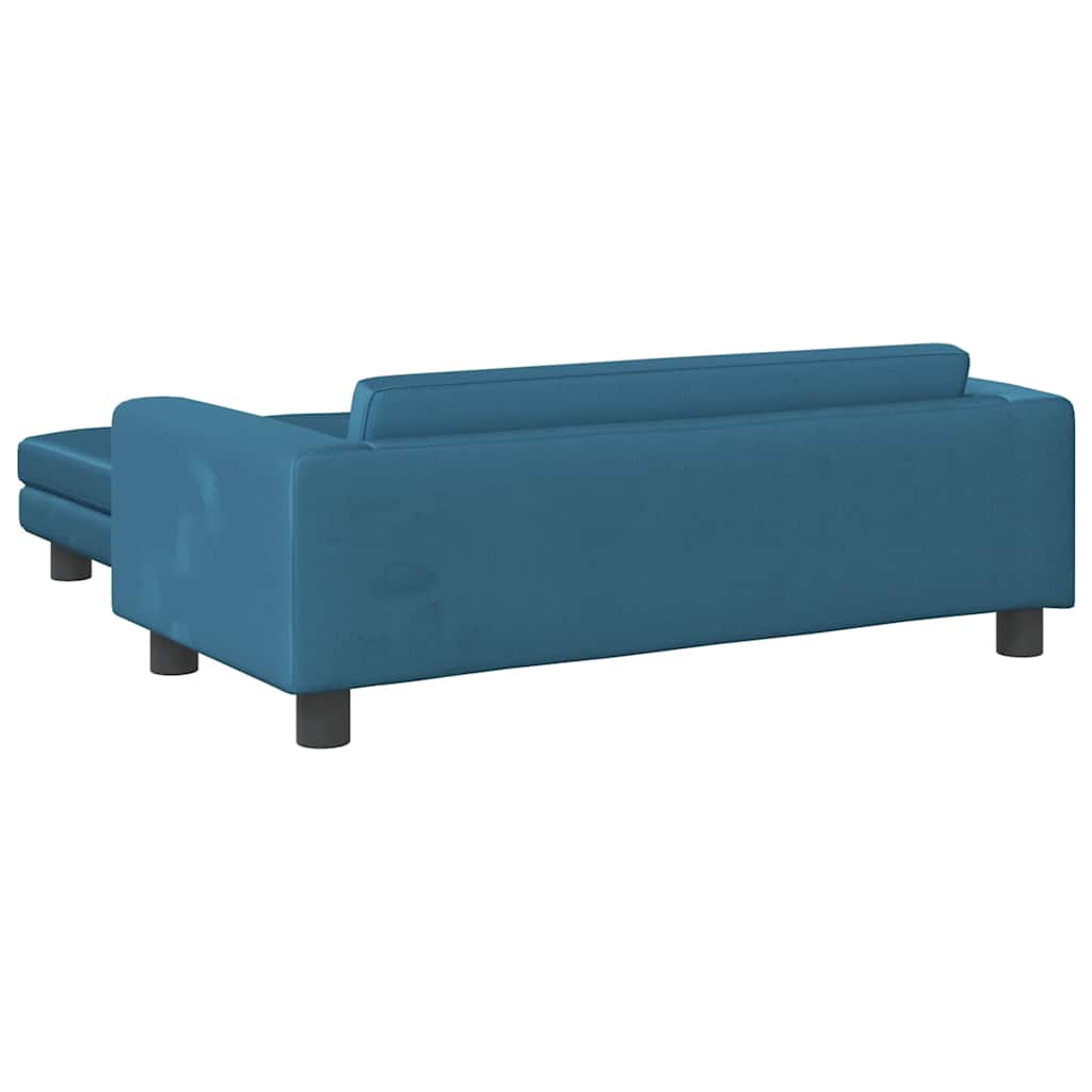 Cama para cães com extensão 100x50x30 cm veludo castanho