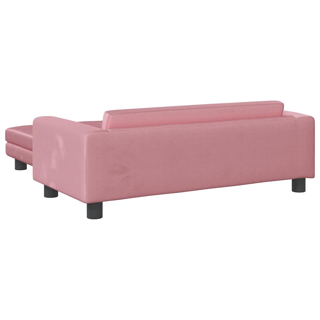 Cama para cães com extensão 100x50x30 cm veludo castanho