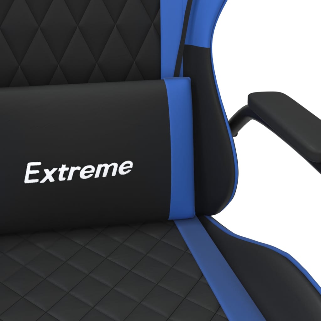 Cadeira de gaming couro artificial preto e vermelho