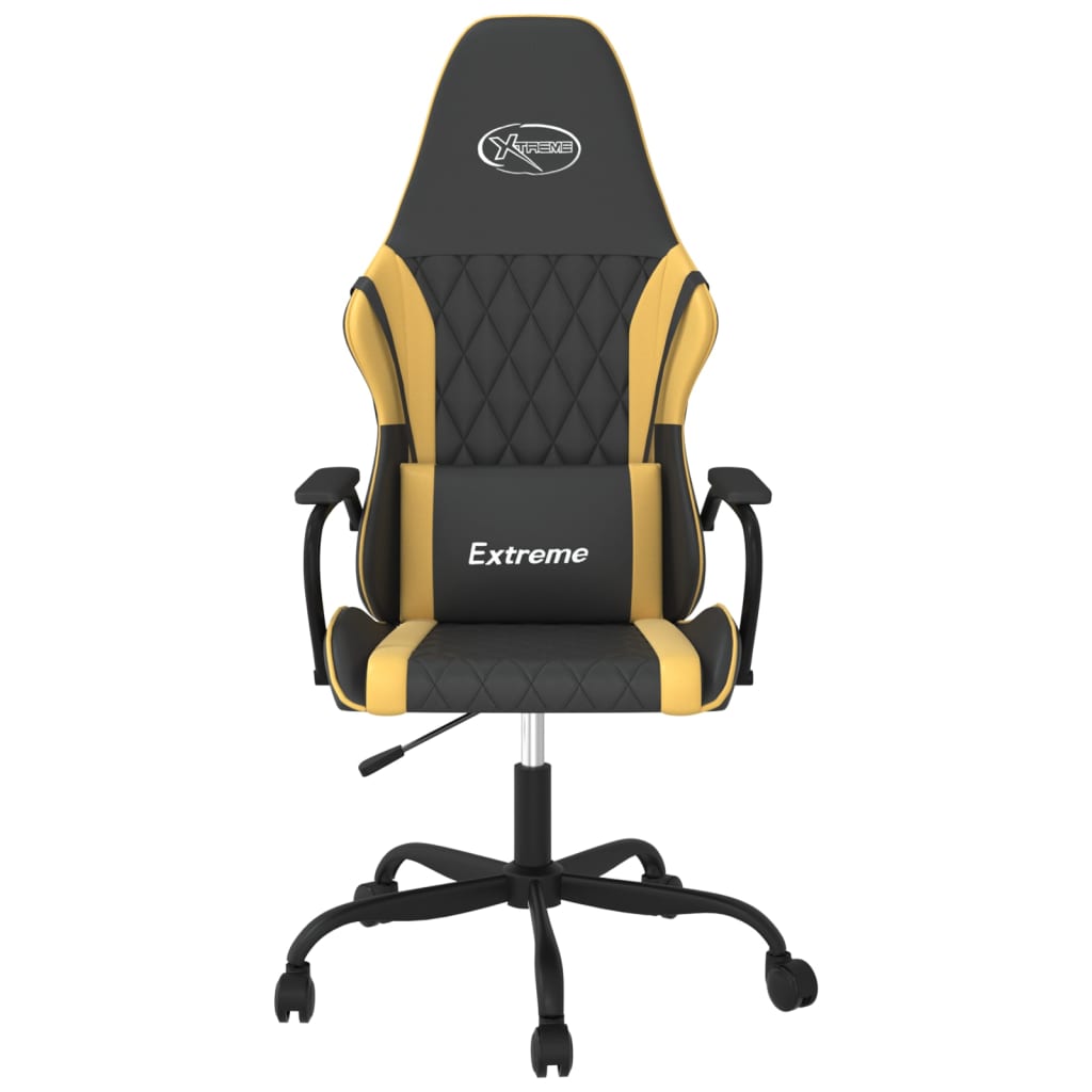 Cadeira de gaming couro artificial preto e vermelho