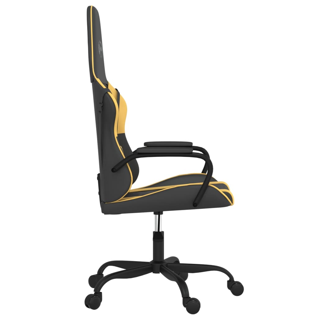 Cadeira de gaming couro artificial preto e vermelho
