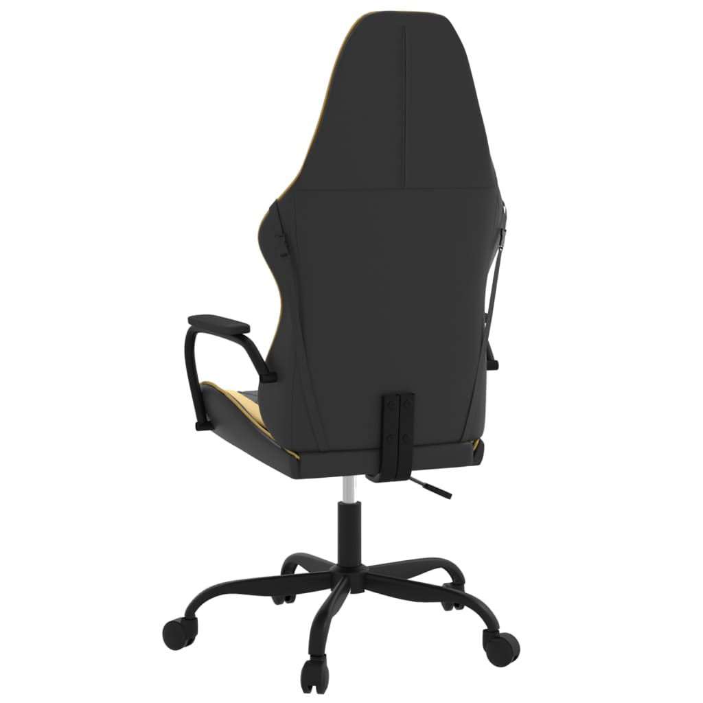 Cadeira de gaming couro artificial preto e vermelho