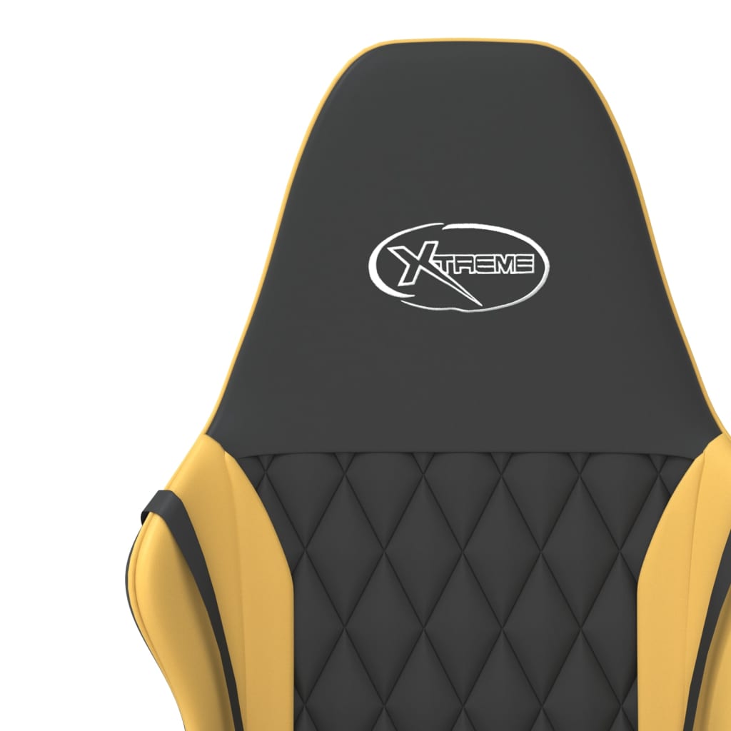 Cadeira de gaming couro artificial preto e vermelho