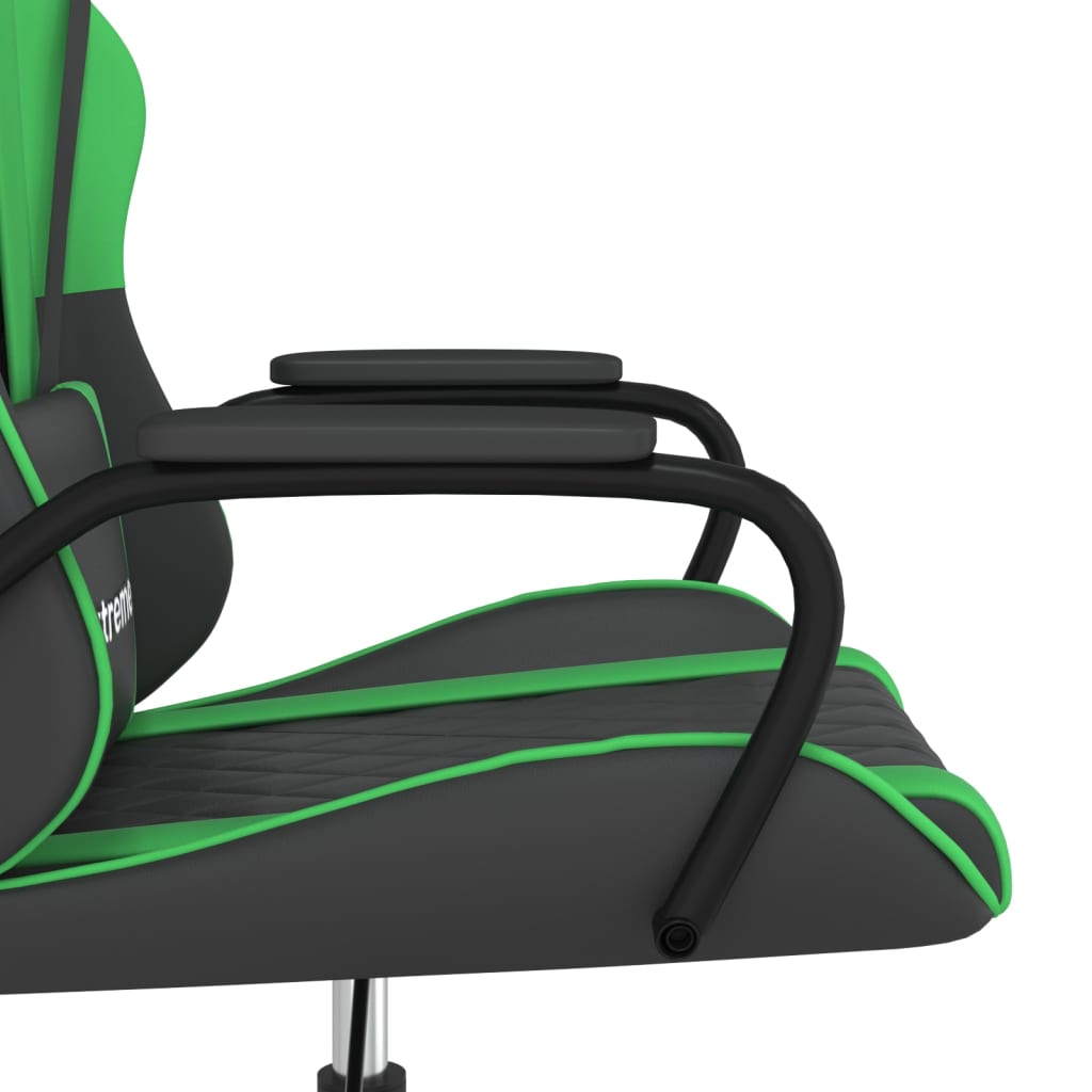 Cadeira de gaming couro artificial preto e vermelho