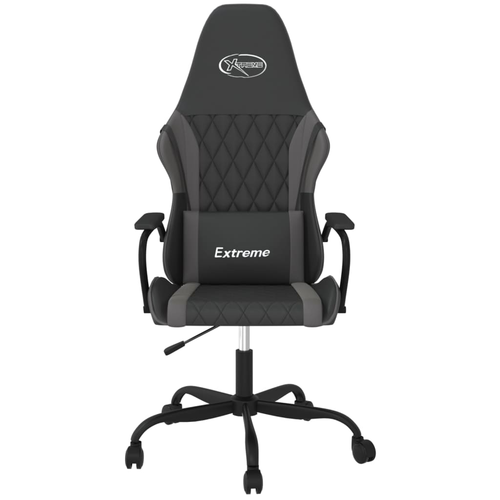 Cadeira de gaming couro artificial preto e vermelho