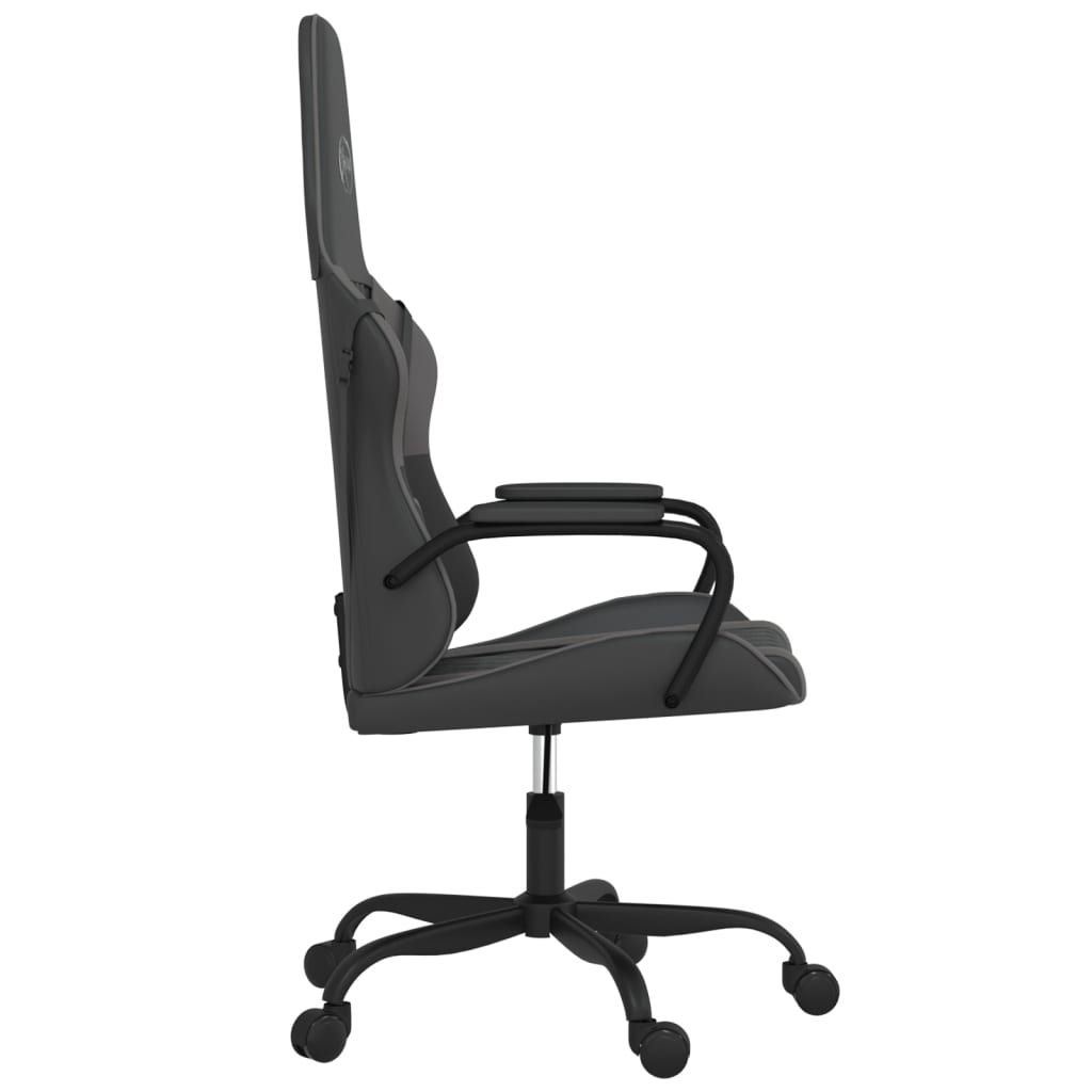 Cadeira de gaming couro artificial preto e vermelho