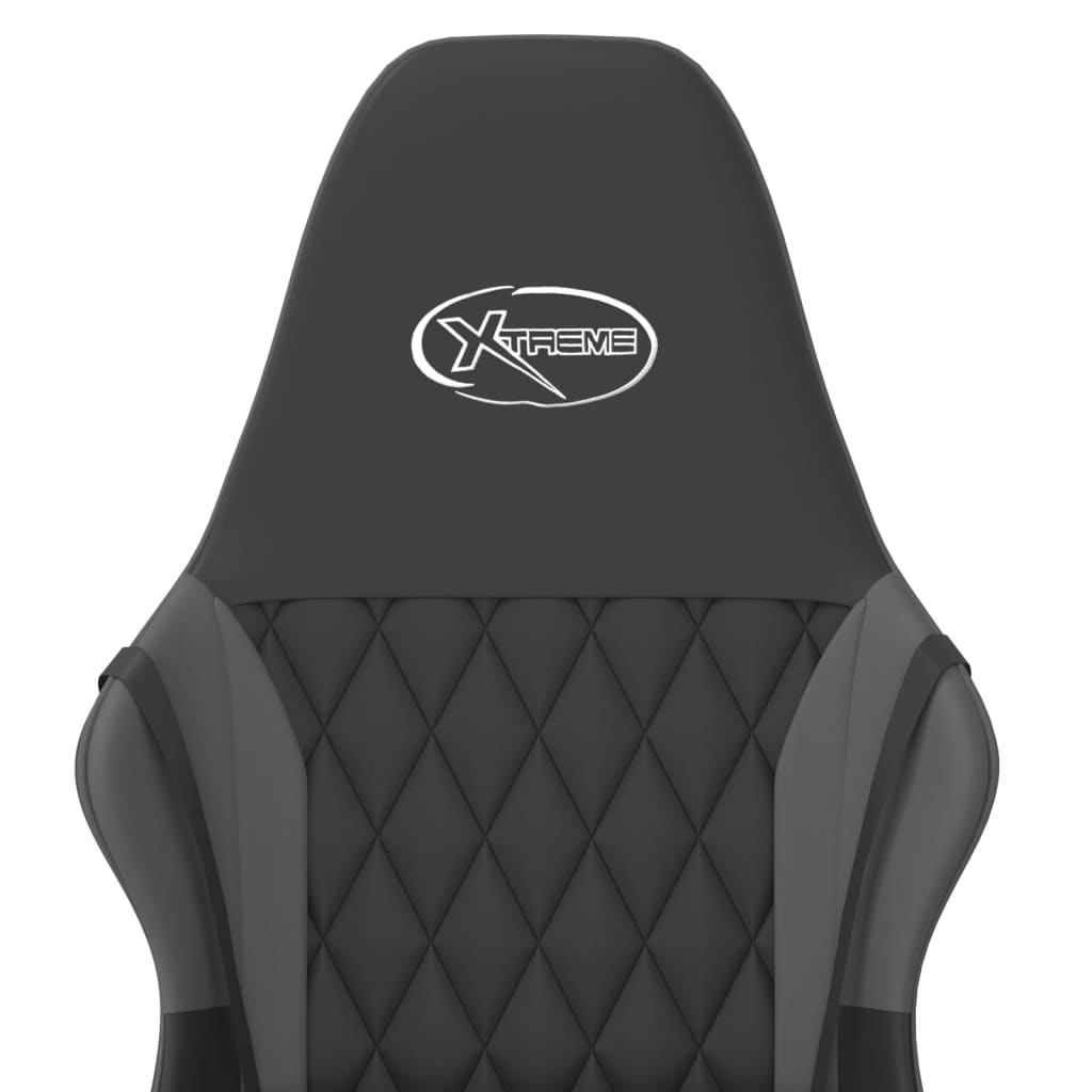 Cadeira de gaming couro artificial preto e vermelho