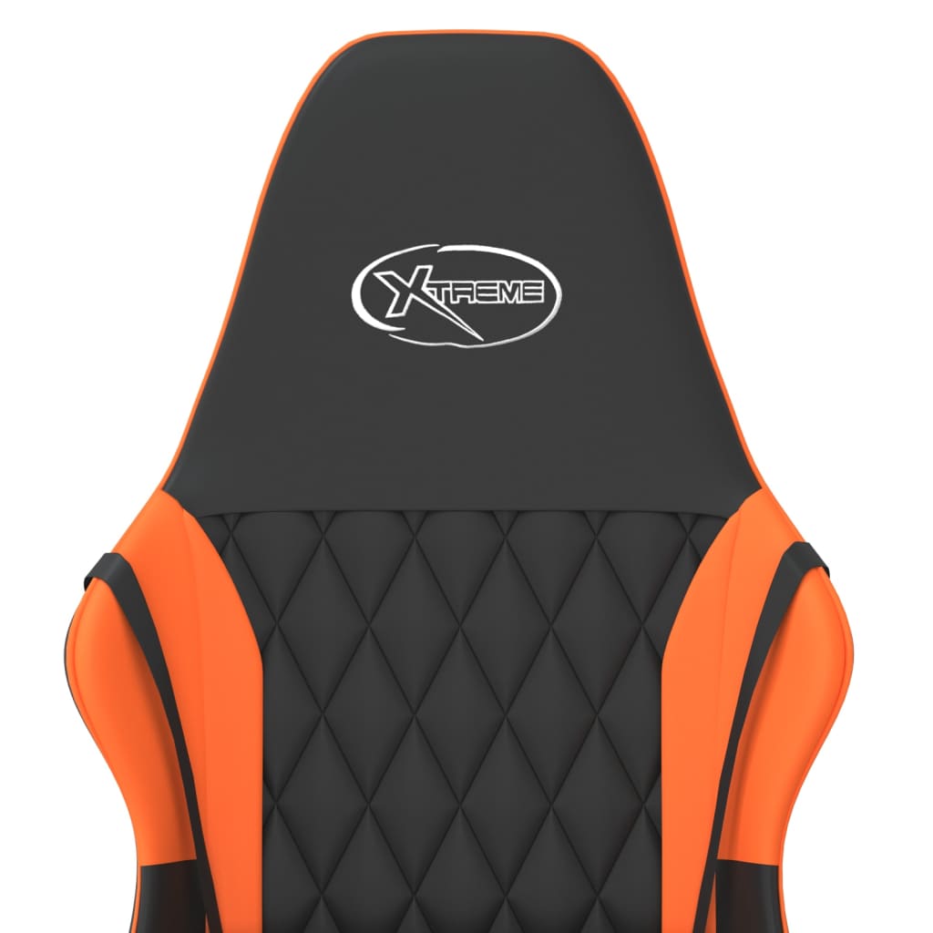 Cadeira de gaming couro artificial preto e vermelho