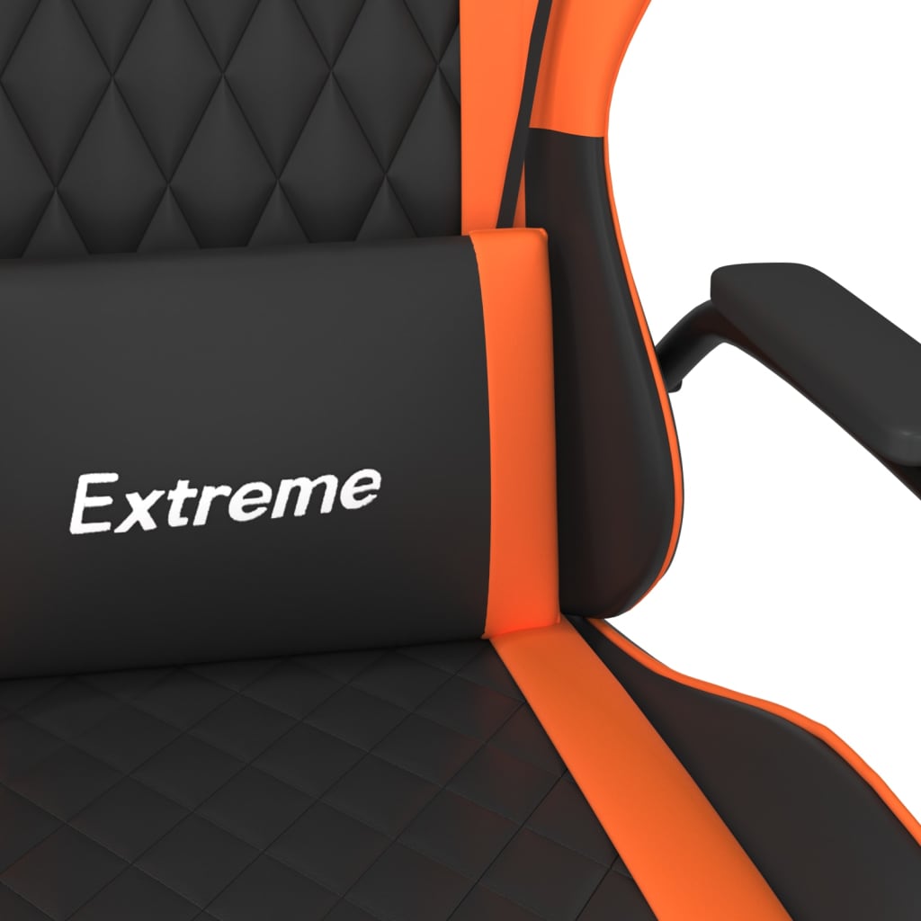 Cadeira de gaming couro artificial preto e vermelho