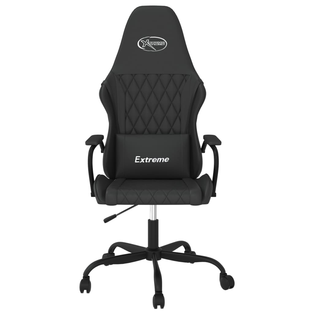 Cadeira de gaming couro artificial preto e vermelho