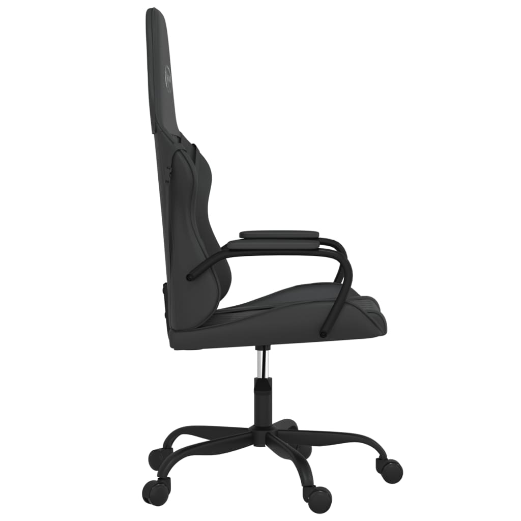 Cadeira de gaming couro artificial preto e vermelho
