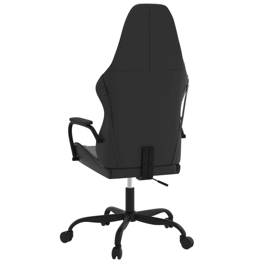 Cadeira de gaming couro artificial preto e vermelho