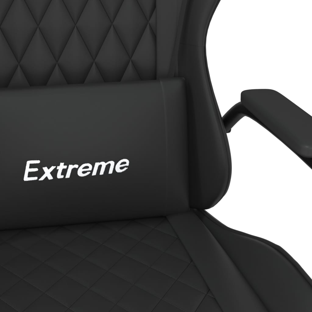 Cadeira de gaming couro artificial preto e vermelho