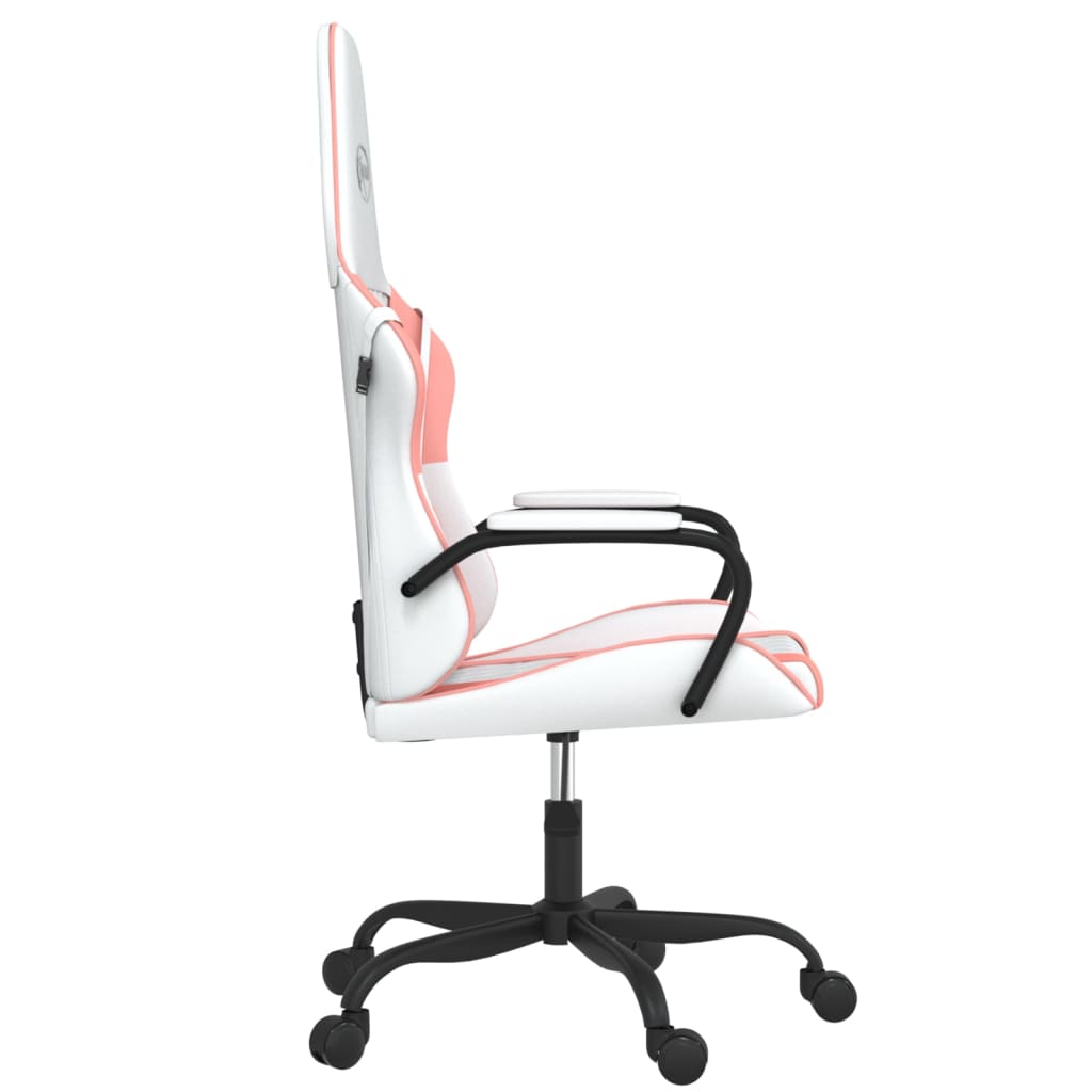 Cadeira de gaming couro artificial preto e vermelho