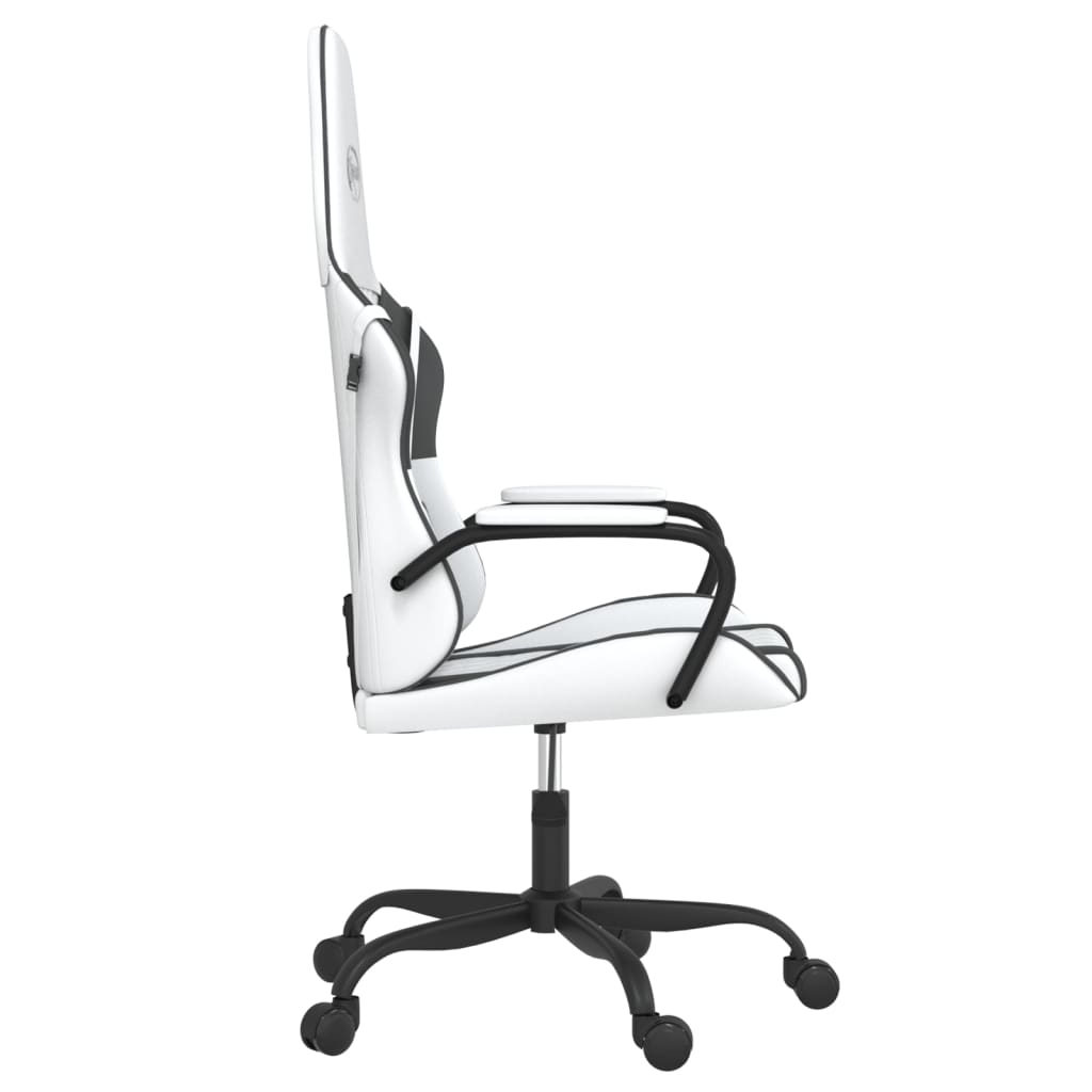 Cadeira de gaming couro artificial preto e vermelho