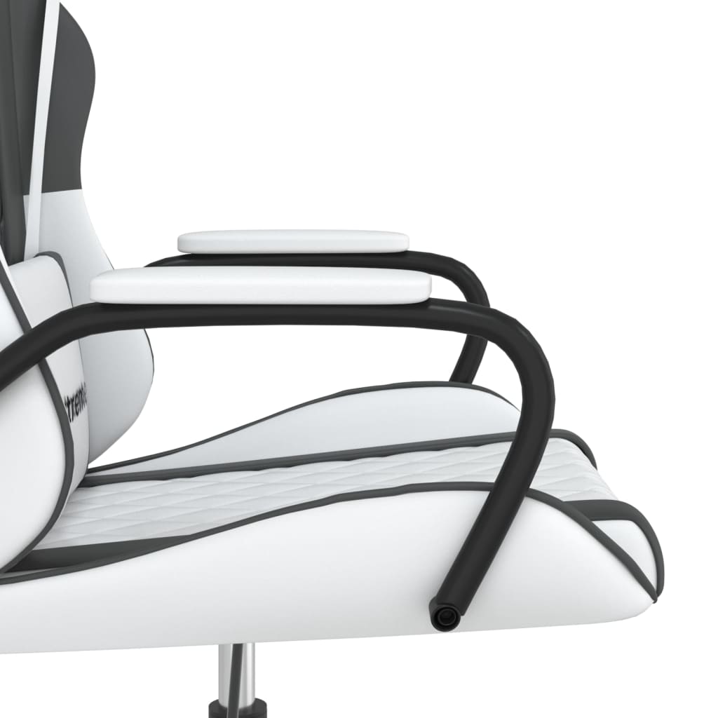 Cadeira de gaming couro artificial preto e vermelho