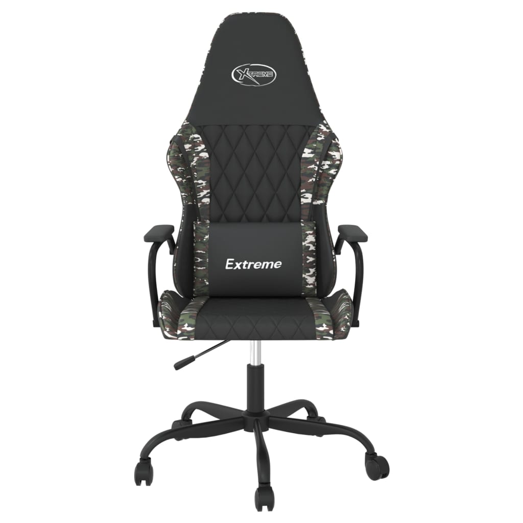 Cadeira de gaming couro artificial preto e vermelho