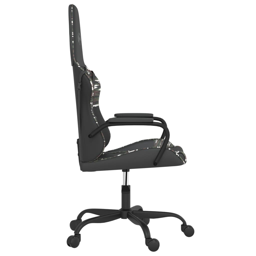 Cadeira de gaming couro artificial preto e vermelho