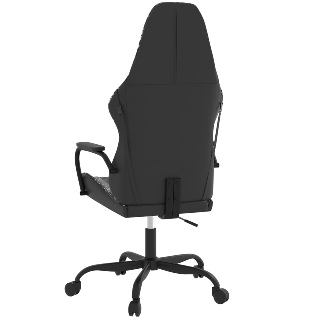 Cadeira de gaming couro artificial preto e vermelho