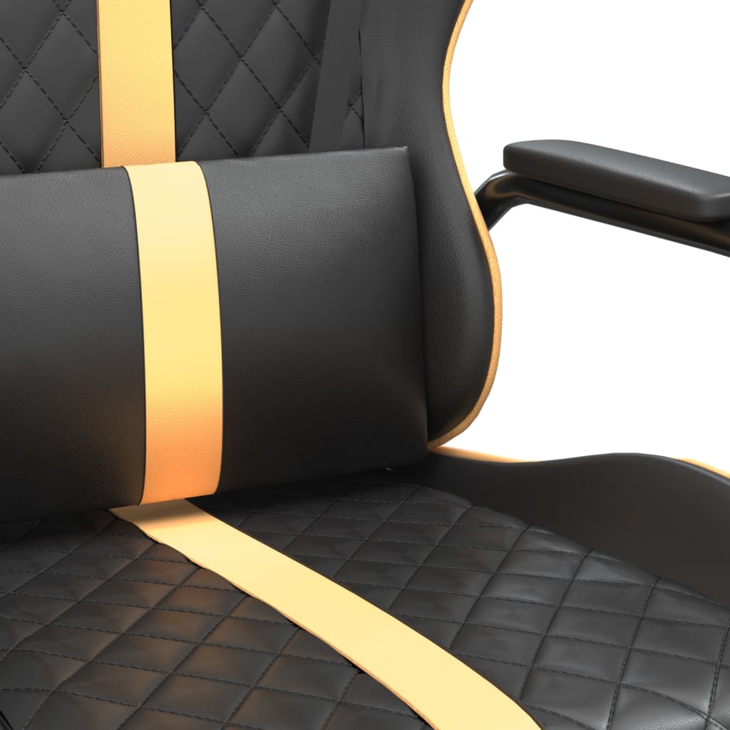 Cadeira de gaming couro artificial preto e vermelho