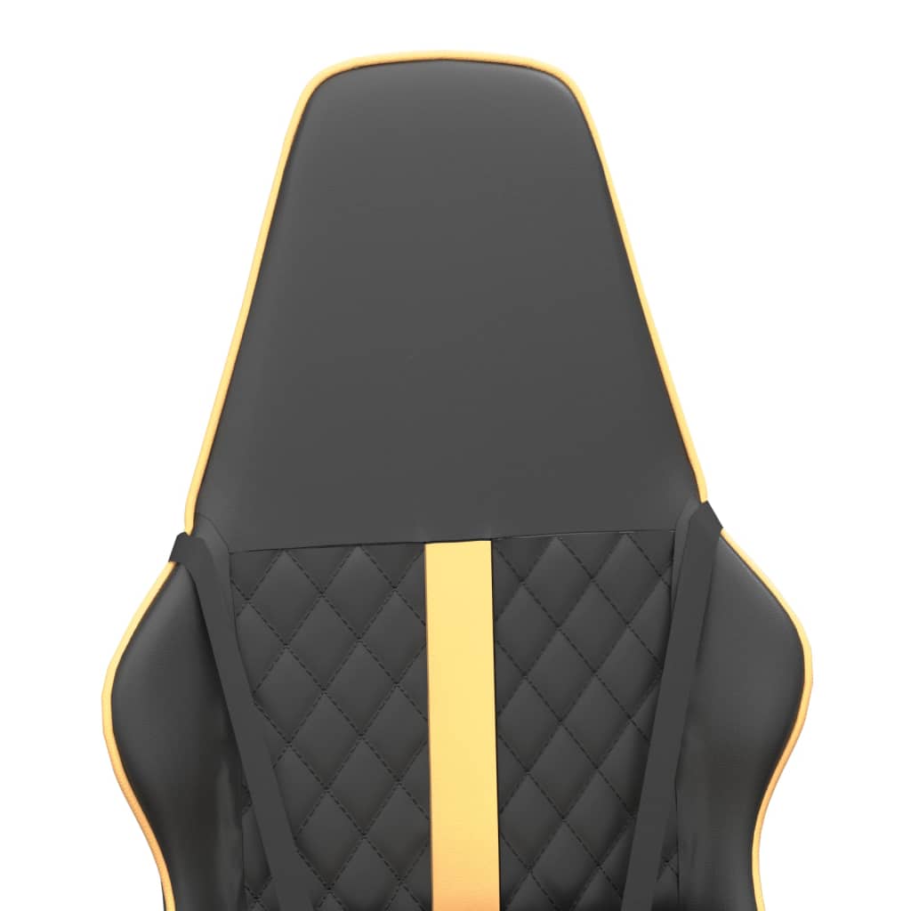 Cadeira de gaming couro artificial preto e vermelho