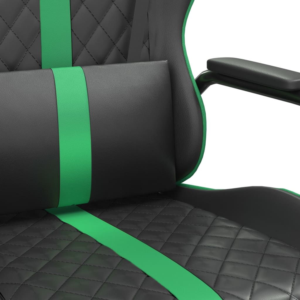 Cadeira de gaming couro artificial preto e vermelho