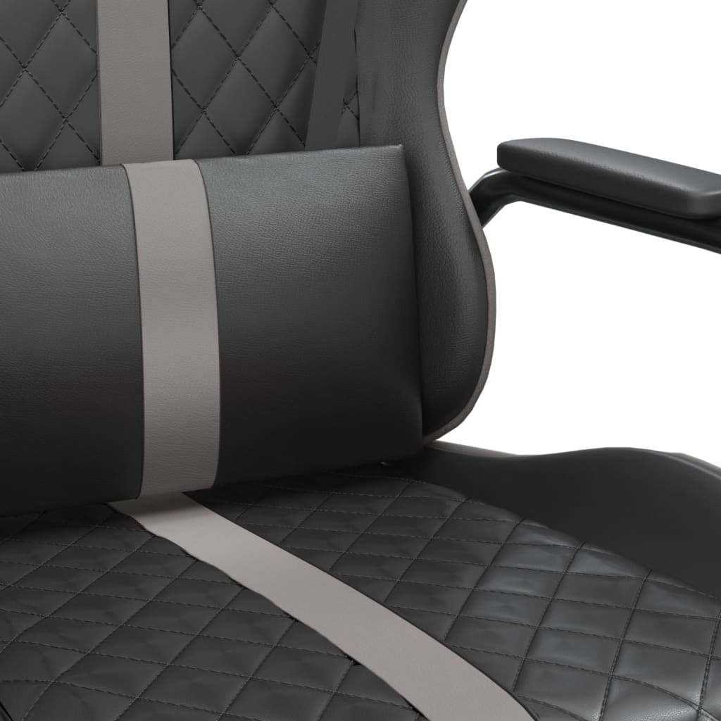 Cadeira de gaming couro artificial preto e vermelho