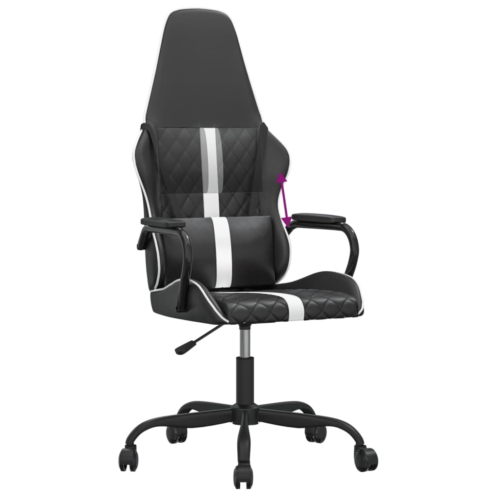 Cadeira de gaming couro artificial preto e vermelho