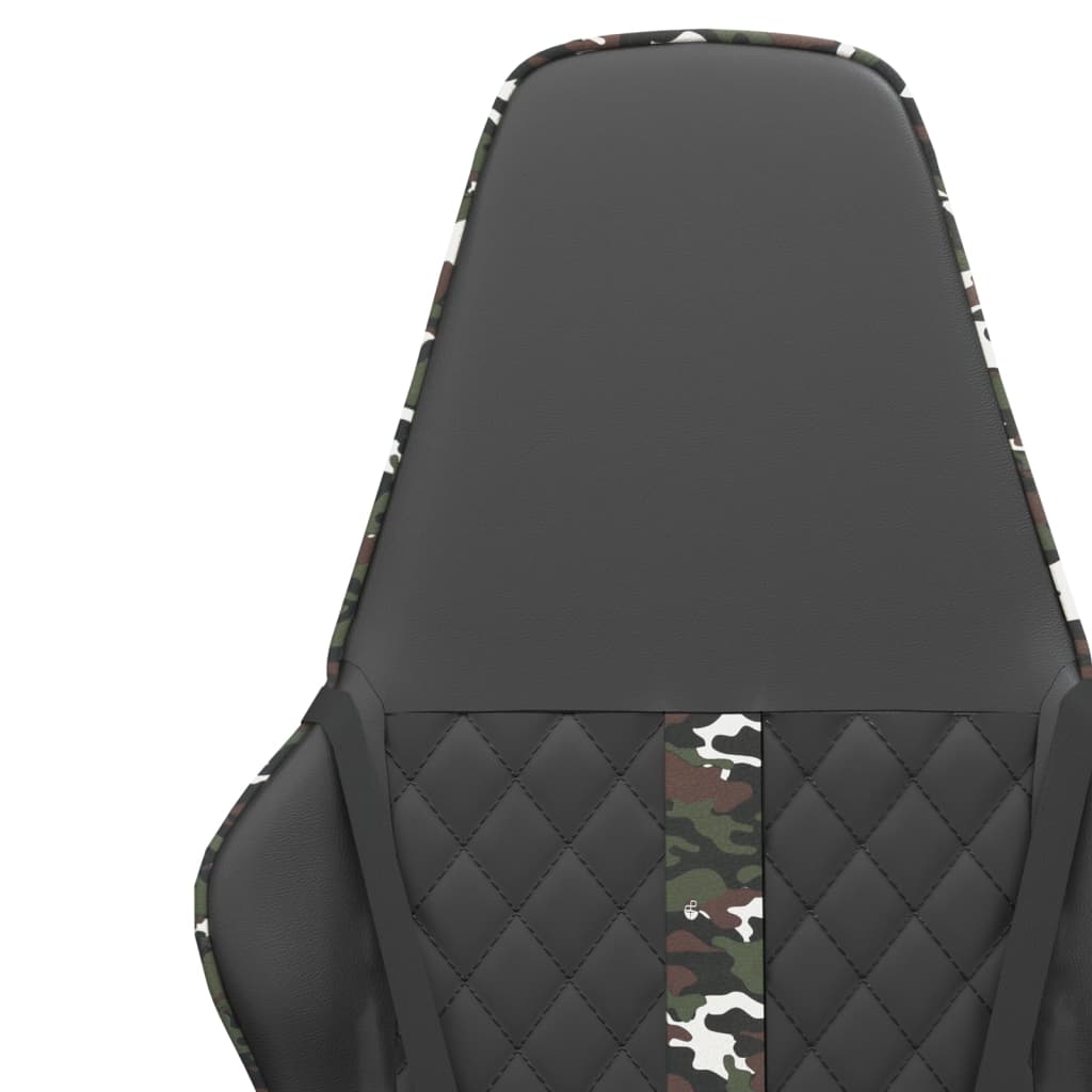 Cadeira de gaming couro artificial preto e vermelho