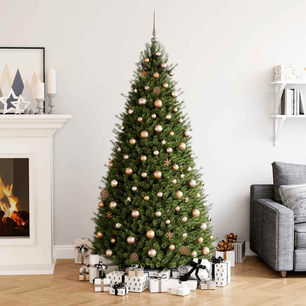 111 pcs conjunto de enfeites de Natal poliestireno rosa dourado