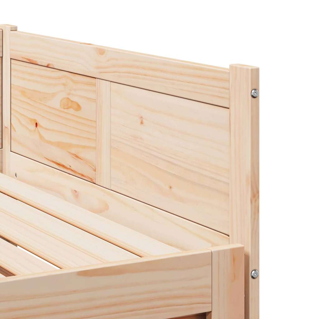 Cama Dia Rebatível Castanho 203.5 x 184 x 56.5 cm