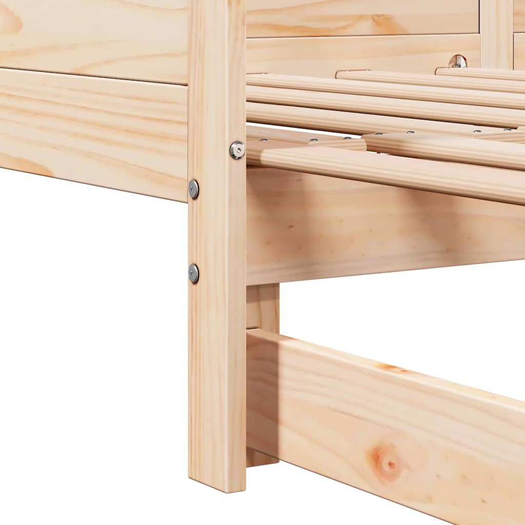 Cama Dia Rebatível Castanho 203.5 x 184 x 56.5 cm