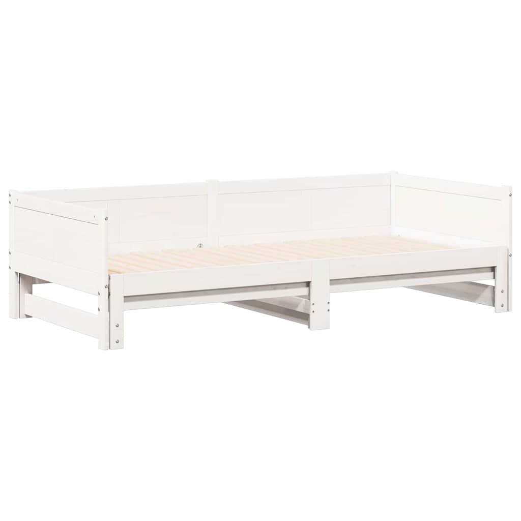 Cama Dia Rebatível Branco 203.5 x 184 x 56.5 cm