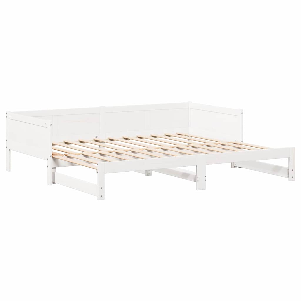 Cama Dia Rebatível Branco 203.5 x 184 x 56.5 cm