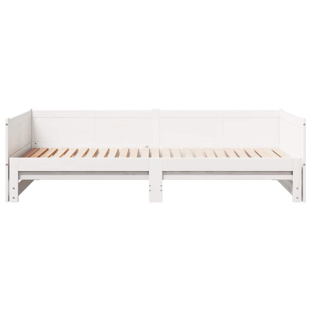 Cama Dia Rebatível Branco 203.5 x 184 x 56.5 cm