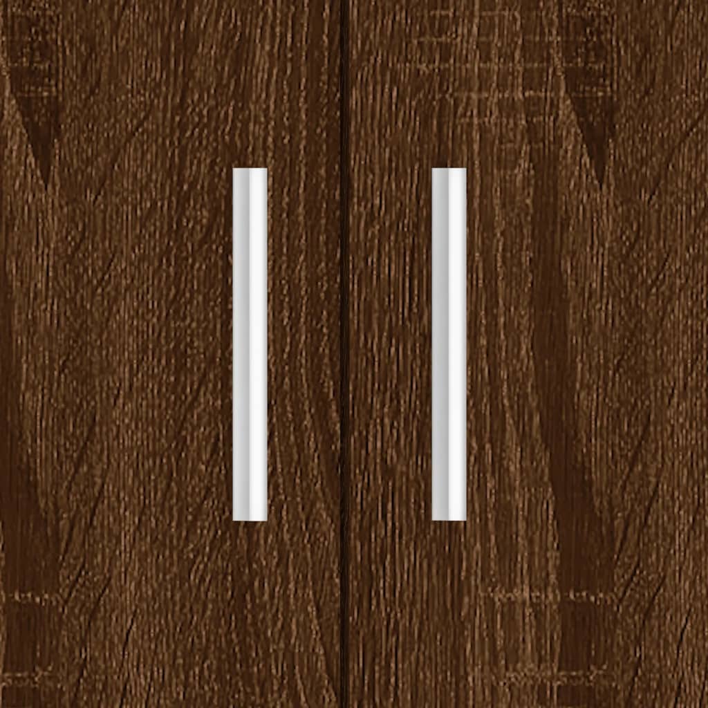 Suporte de aquário 81x36x73 cm deriv. madeira carvalho castanho