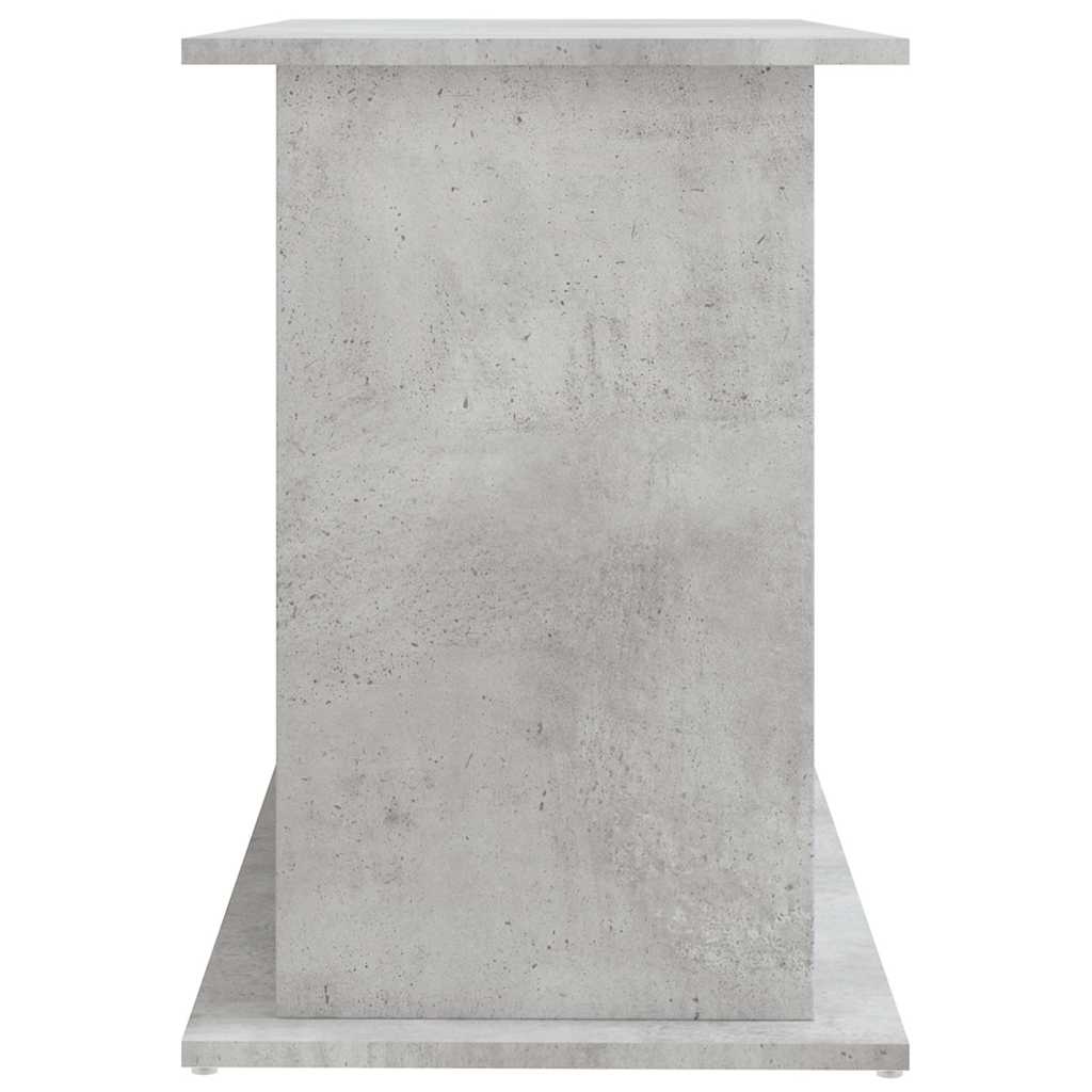 Suporte para aquário 101x41x58 cm, concreto cinza, madeira projetada