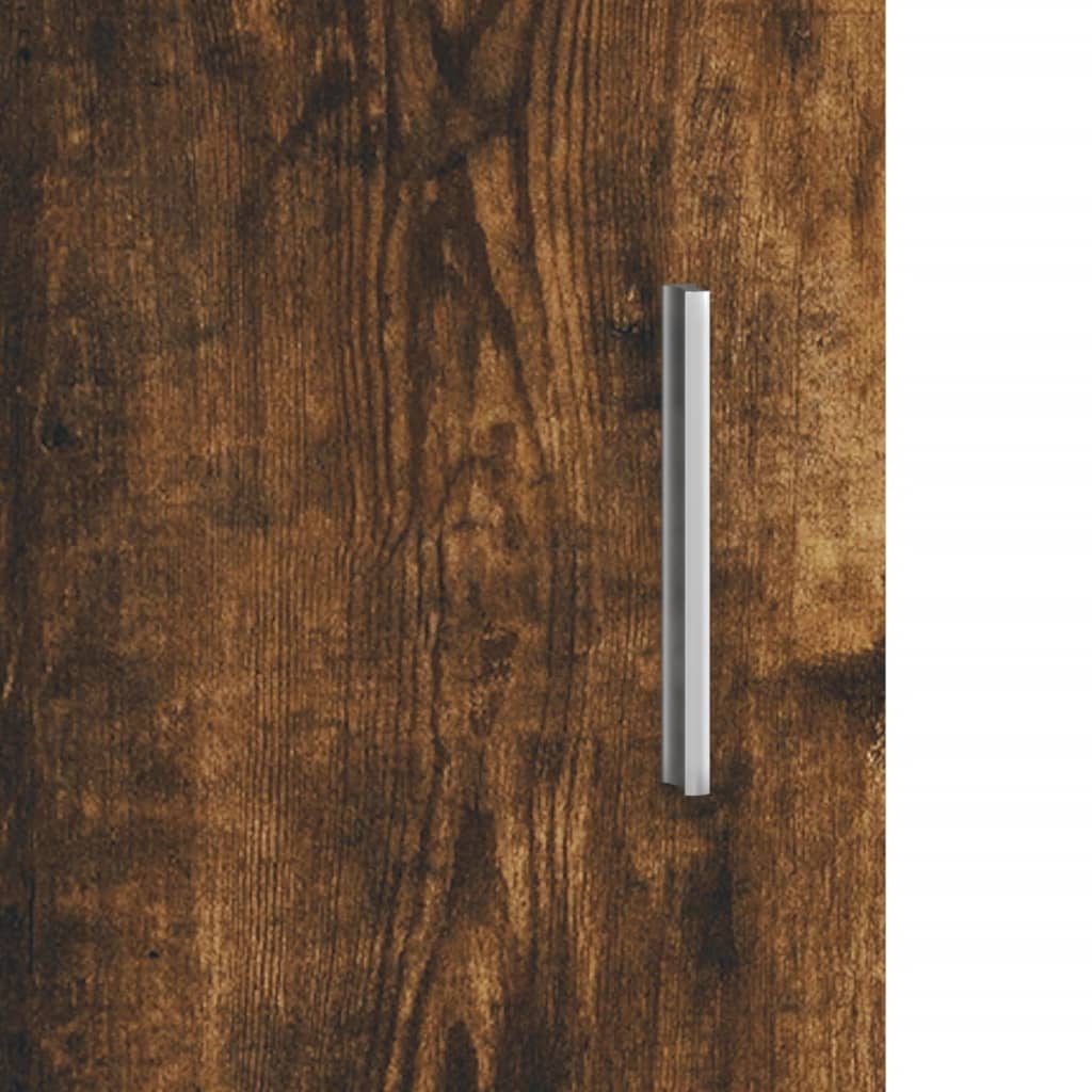 Suporte de aquário 121x41x58 cm deriv. madeira carvalho fumado